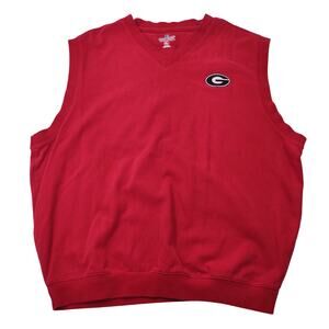 Russell Team Issue University of Georgia Sweatshirt Vest, Size XL